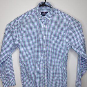Vineyard Vines Dress Shirt M Medium 100% Cotton
